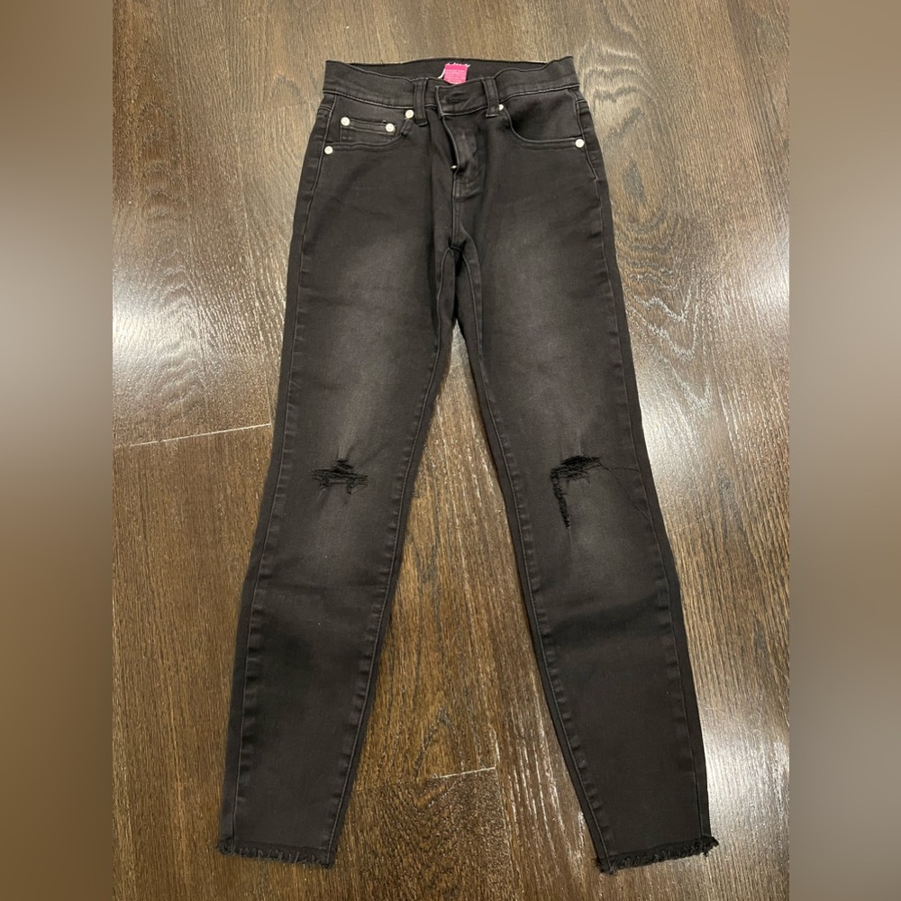 Pinc Girls Black Denim Skinny Jeans Girls Size 12